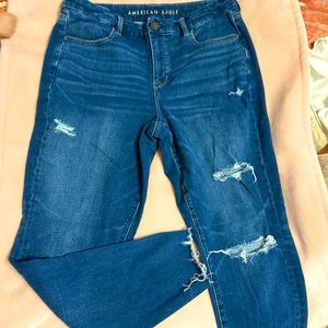 High waisted skinny jean